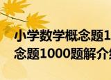 小学数学概念题1000题解（关于小学数学概念题1000题解介绍）