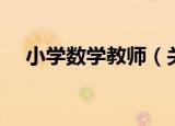 小学数学教师（关于小学数学教师介绍）