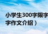 小学生300字限字作文（关于小学生300字限字作文介绍）