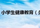 小学生健康教育（关于小学生健康教育介绍）