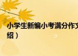 小学生新编小考满分作文（关于小学生新编小考满分作文介绍）