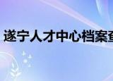 遂宁人才中心档案查询网站（档案查询网站）