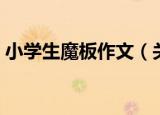 小学生魔板作文（关于小学生魔板作文介绍）
