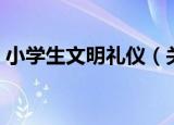 小学生文明礼仪（关于小学生文明礼仪介绍）