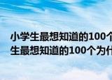 小学生最想知道的100个为什么——自然的秘密（关于小学生最想知道的100个为什么——自然的秘密介绍）