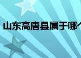 山东高唐县属于哪个市（高唐县属于哪个市）