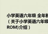 小学英语六年级 全年新课程学科全国优秀课件(2CD_ROM)（关于小学英语六年级 全年新课程学科全国优秀课件(2CD_ROM)介绍）