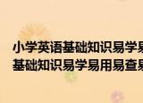 小学英语基础知识易学易用易查易记归类表（关于小学英语基础知识易学易用易查易记归类表介绍）