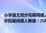 小学语文同步拓展阅读人教版：六年级下（关于小学语文同步拓展阅读人教版：六年级下介绍）