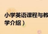 小学英语课程与教学（关于小学英语课程与教学介绍）