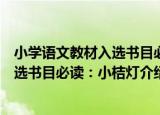 小学语文教材入选书目必读：小桔灯（关于小学语文教材入选书目必读：小桔灯介绍）