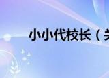小小代校长（关于小小代校长介绍）