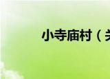 小寺庙村（关于小寺庙村介绍）