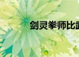 剑灵拳师比武（剑灵拳师群怪）