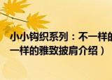 小小钩织系列：不一样的雅致披肩（关于小小钩织系列：不一样的雅致披肩介绍）