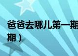 爸爸去哪儿第一期什么时候（爸爸去哪儿有几期）
