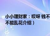 小小理财家：哎呀 钱不能乱花（关于小小理财家：哎呀 钱不能乱花介绍）