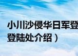 小川沙侵华日军登陆处（关于小川沙侵华日军登陆处介绍）