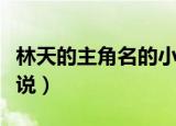 林天的主角名的小说林炎（林天的主角名的小说）