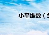 小平维数（关于小平维数介绍）