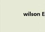 wilson Edwards 经济学