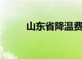 山东省降温费标准（降温费标准）