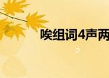唉组词4声两个字（唉组词4声）