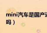 mini汽车是国产还是进口车（mini是进口车吗）