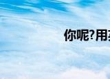 你呢?用英语说（你呢）