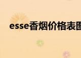 esse香烟价格表图 蓝色（esse香烟价格）