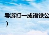 导游打一成语铁公鸡打一成语（导游打一成语）