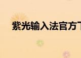 紫光输入法官方下载（紫光五笔输入法）
