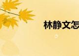 林静文怎么写（林静文）
