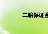 二胎保证金?（二胎保证金）