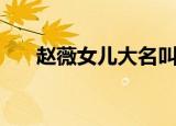 赵薇女儿大名叫什么（赵薇女儿名字）