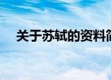 关于苏轼的资料简介（关于苏轼的资料）