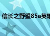 信长之野望85a英雄名字（信长之野望8 5a）