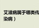 艾滋病属于哪类传染病毒（艾滋病属于哪类传染病）