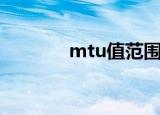 mtu值范围（mtu范围不对）