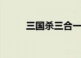 三国杀三合一禁将（三国杀四禁）