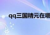 qq三国精元在哪里鉴定（qq三国精元）