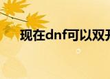 现在dnf可以双开吗（dnf可以双开吗）