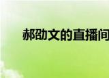 郝劭文的直播间在哪个平台（郝昭文）