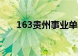 163贵州事业单位考试信息网（1 63）