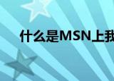 什么是MSN上我的网站（什么是msn）