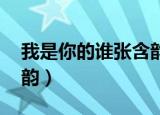 我是你的谁张含韵完整版（你是我的谁 张含韵）