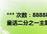 *** 次数：888888 已用完请联系开发者***
童话二分之一主题曲