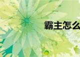 霸主怎么用（简单霸主）