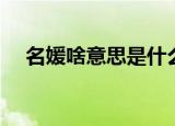 名媛啥意思是什么（名媛是指什么意思）