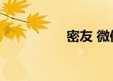 密友 微信（密友套餐）